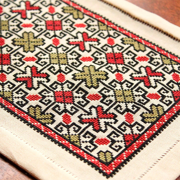 Armenian Ramshorn Cross Stitch Pattern - Digital Download