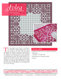 Cycladean Floral Border Cross Stitch Pattern - Digital Download