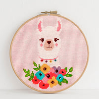 Llama Cross Stitch Pattern - Digital Download