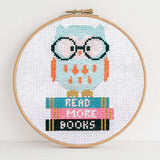 Wise Owl Cross Stitch Pattern - Digital Download