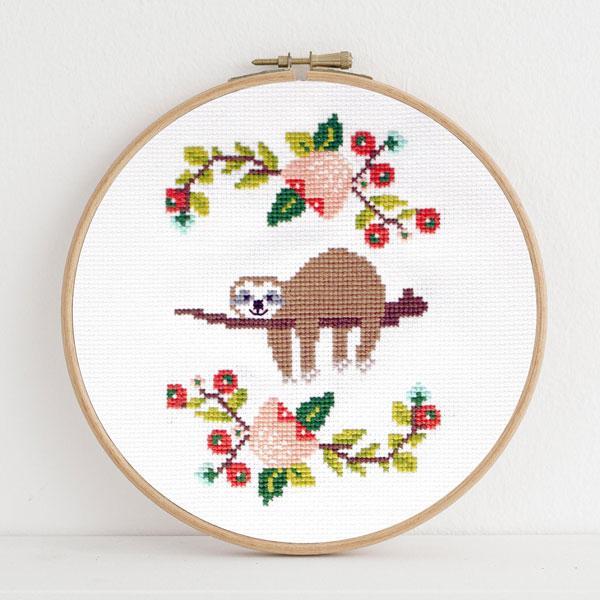 sloth-cross-stitch-pattern