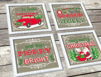 Christmas Signs Cross Stitch Pattern - Digital Download