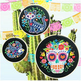 Day of the Dead Cross Stitch Pattern - Digital Download