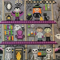 Haunted Mansion Halloween Cross Stitch Pattern - Digital Download